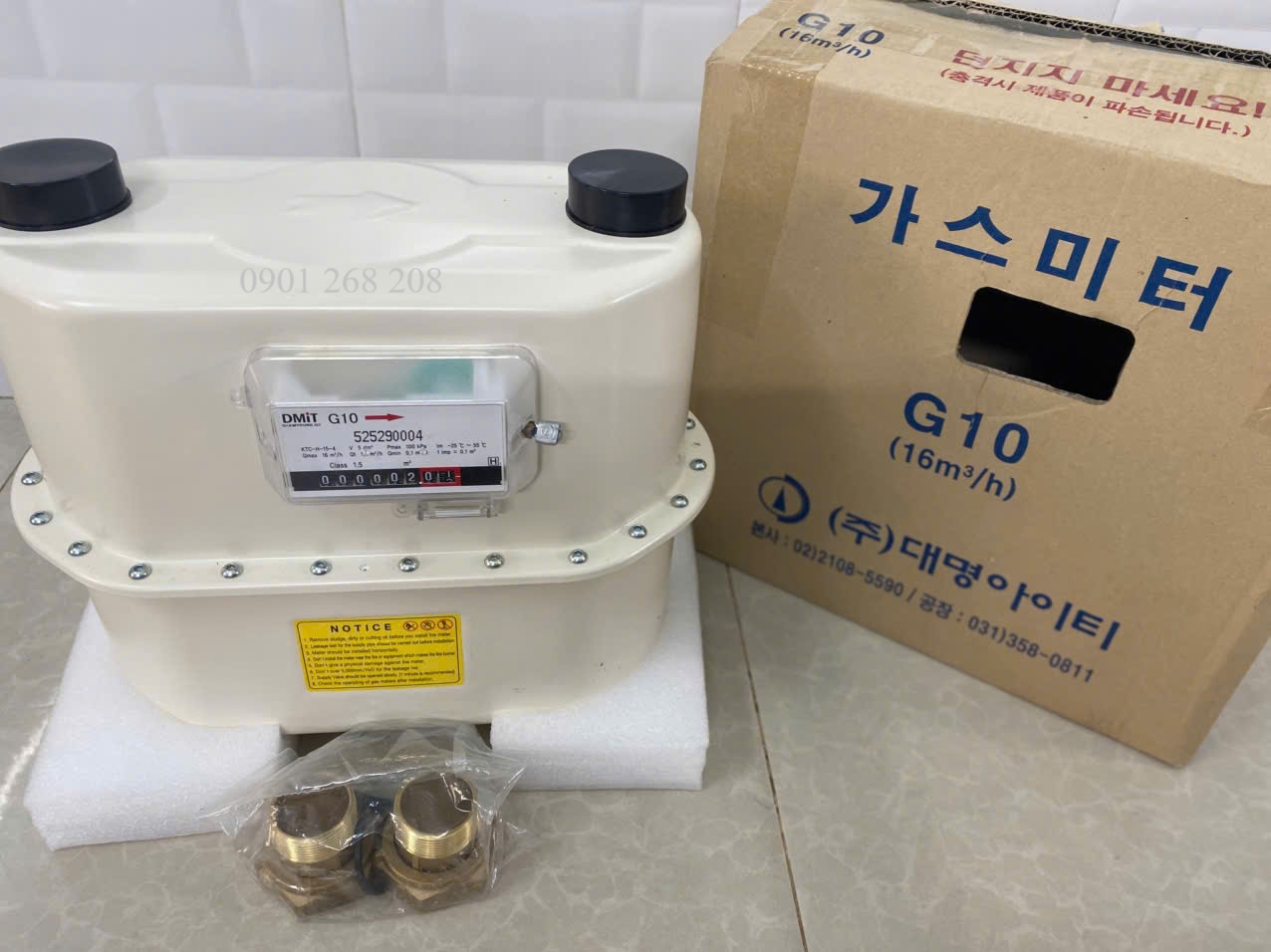 dong ho do luu luong gas G10 Dmit